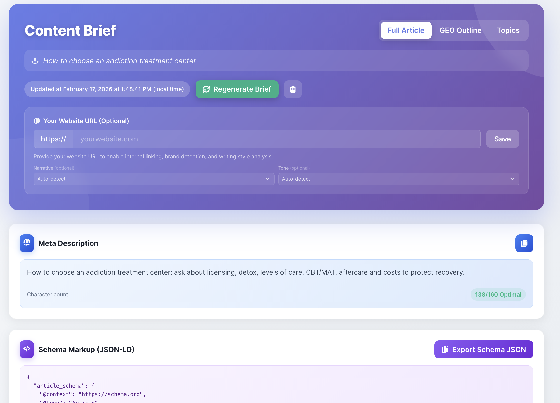LLM Optimized Content