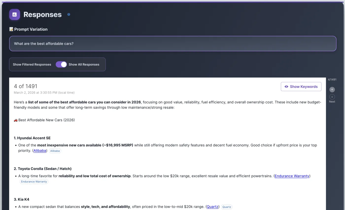 Complete answer archive
